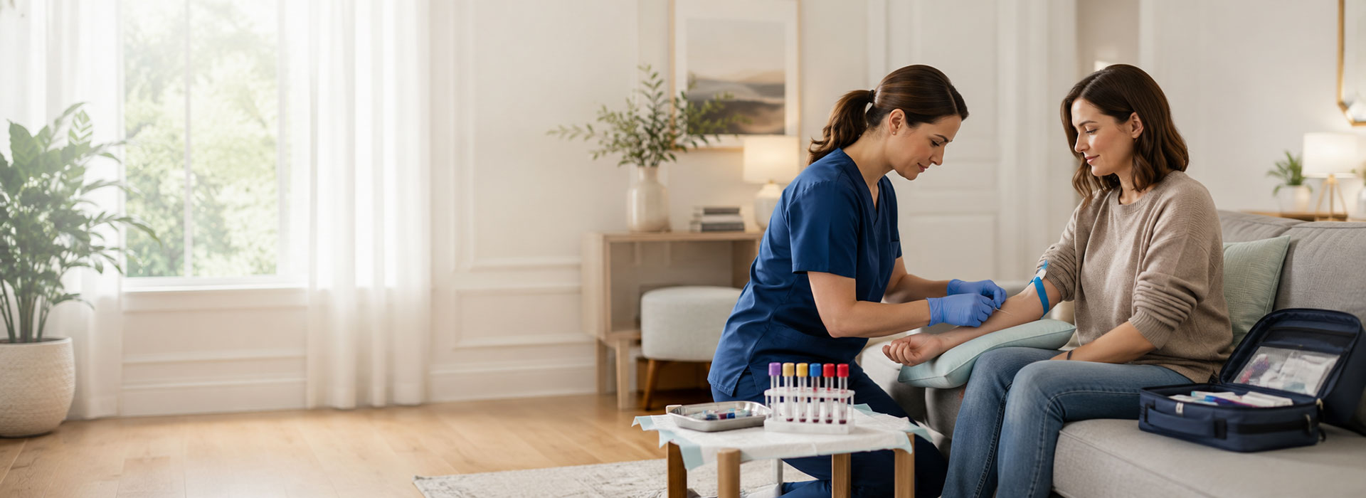Prélèvement à domicile par le Laboratoire COUDON